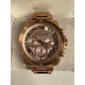 Michael Kors MK6367 Brecken Rose Gold Dial Rose Gold Chronograph Women's Watch